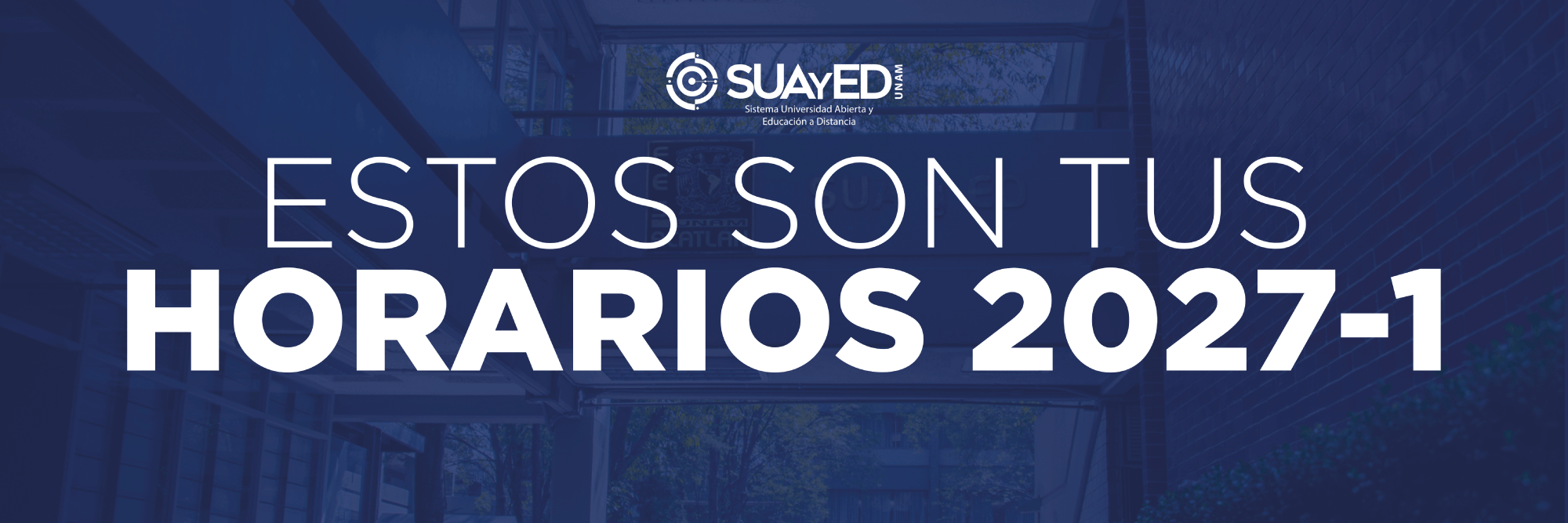 Bienvenida a los estudiantes SUAyED